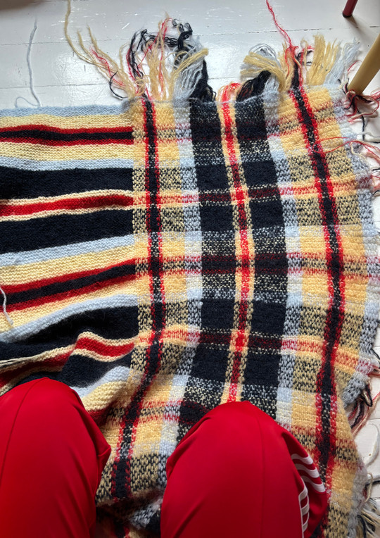 Knitting and weaving