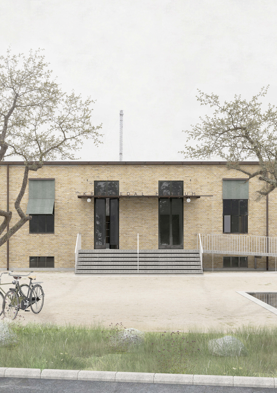Visualisering. Ankomst fra Gamle Landevej