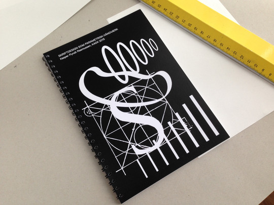Essay, Type design as parametric craft by Kasper Pyndt
