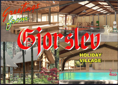 Gjorslev Holiday Village Post Card