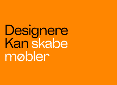 Grafik: designere kan skabe møbler