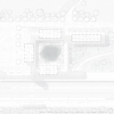 Plan af stationsanlægget