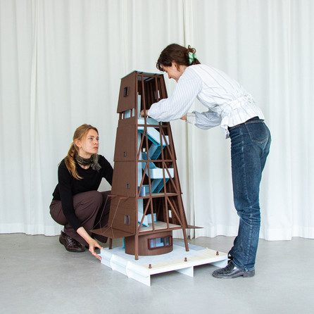 Model photo of Båken with us in it 