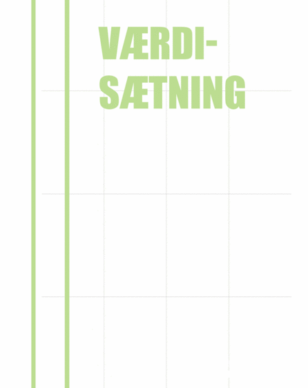 Værdisætning