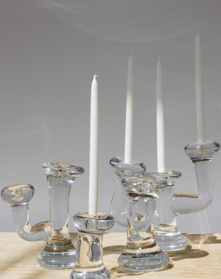 Candelabra and candleholders