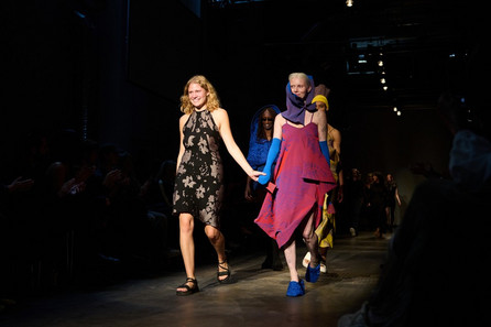 Modeller på catwalk