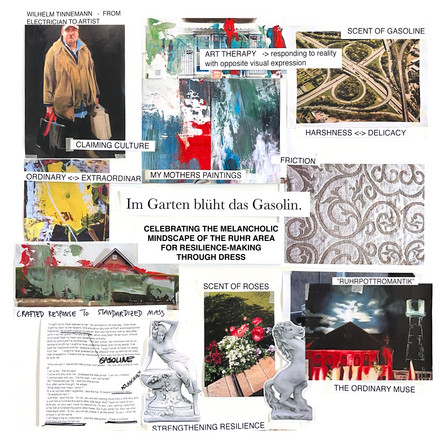 Concept Development. Im Garten blüht das Gasolin -  Celebrating the Melancholic Mindscape of the Ruhr Area for Resilience-Making through Dress
