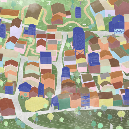 Drawing of neighbourhood