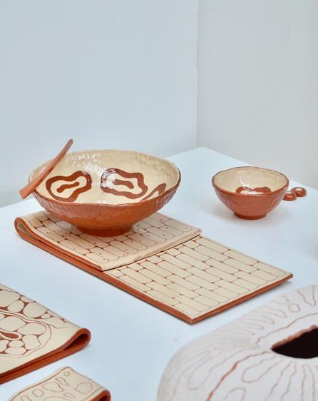 Ceramic pieces