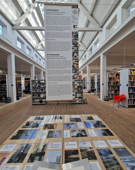 Udstilling i bibliotekssalen