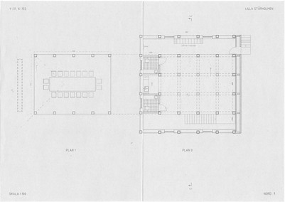 Lilla S. Västra del - Plan 1.100