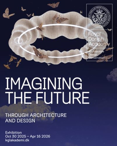 Grafik til udstillingen Imagining the Future