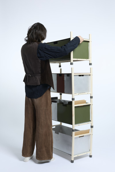 Traveller Shelf in different setting  