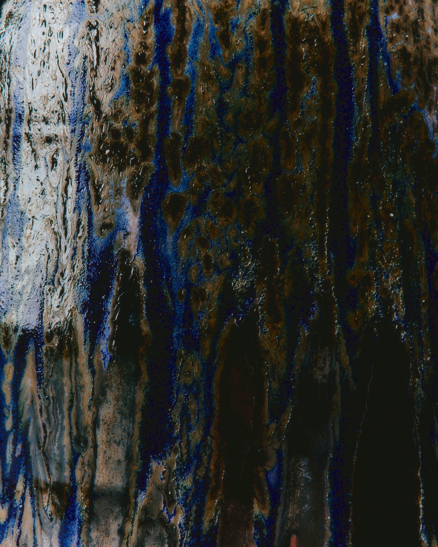 glaze close-up