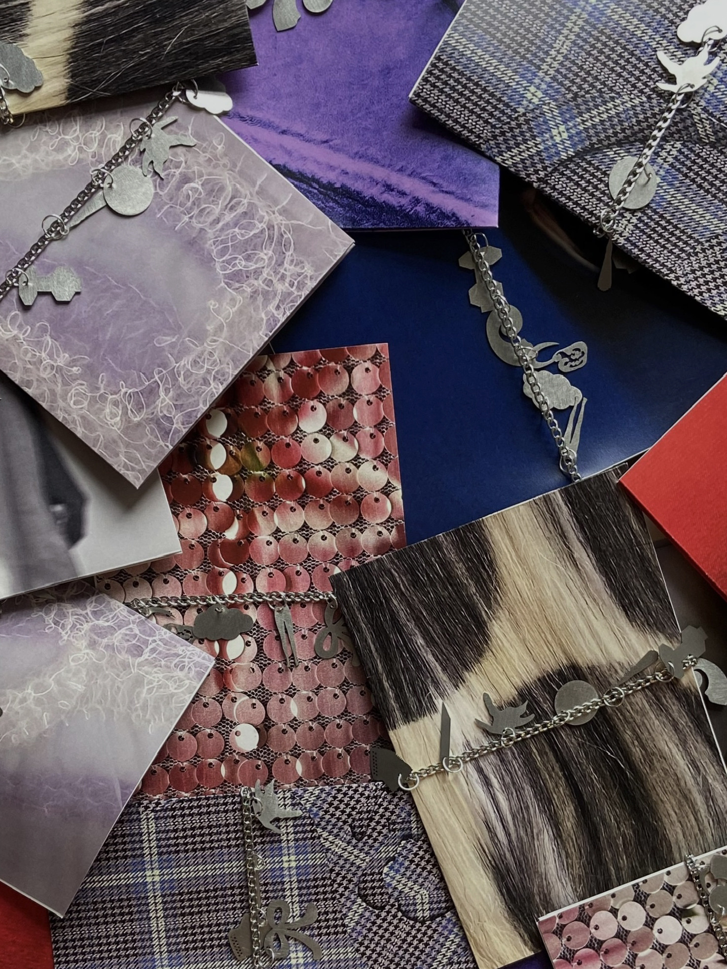 Fabric scraps for the 2025 fashion graduate show