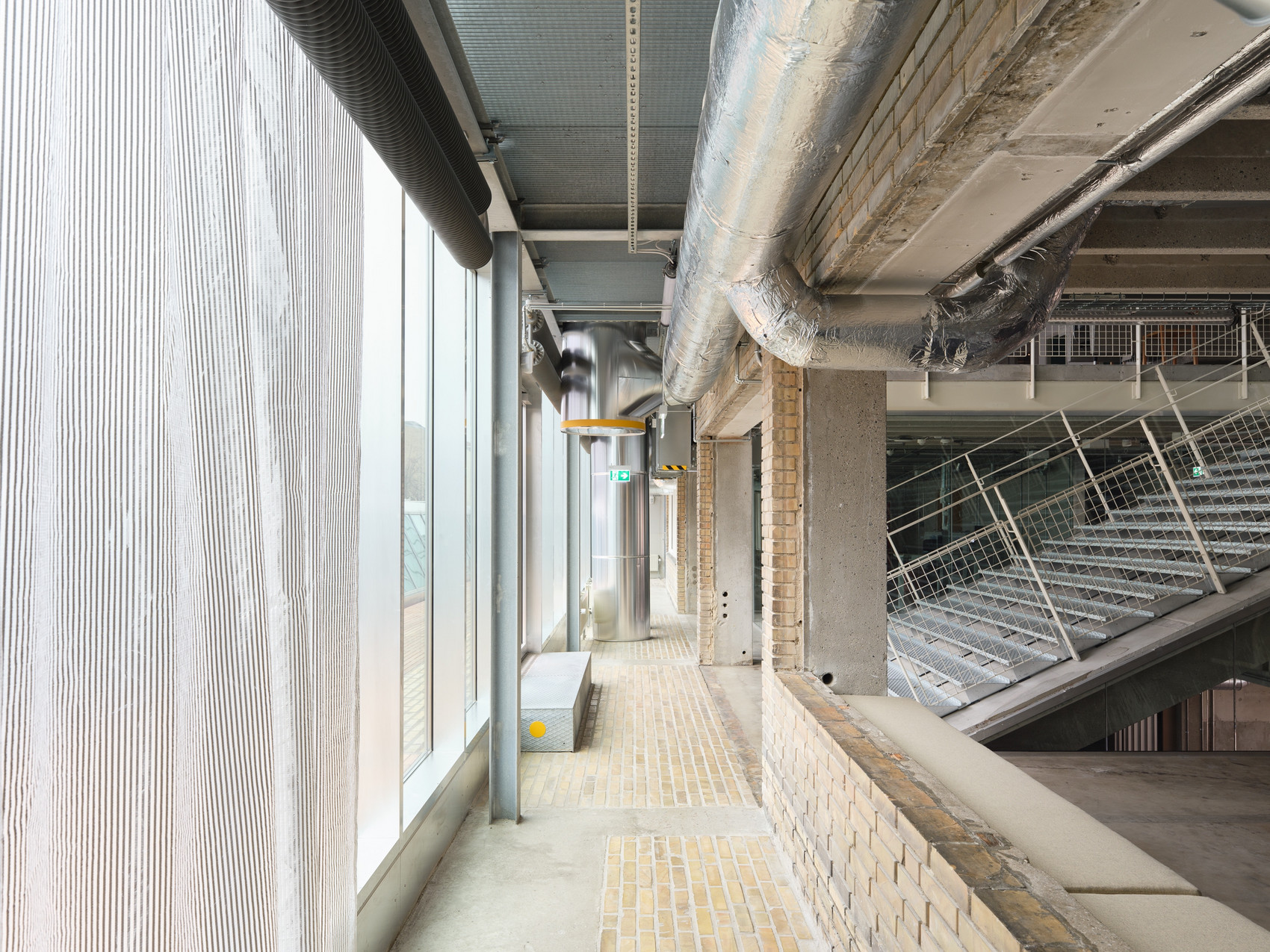Indre af industriel bygning