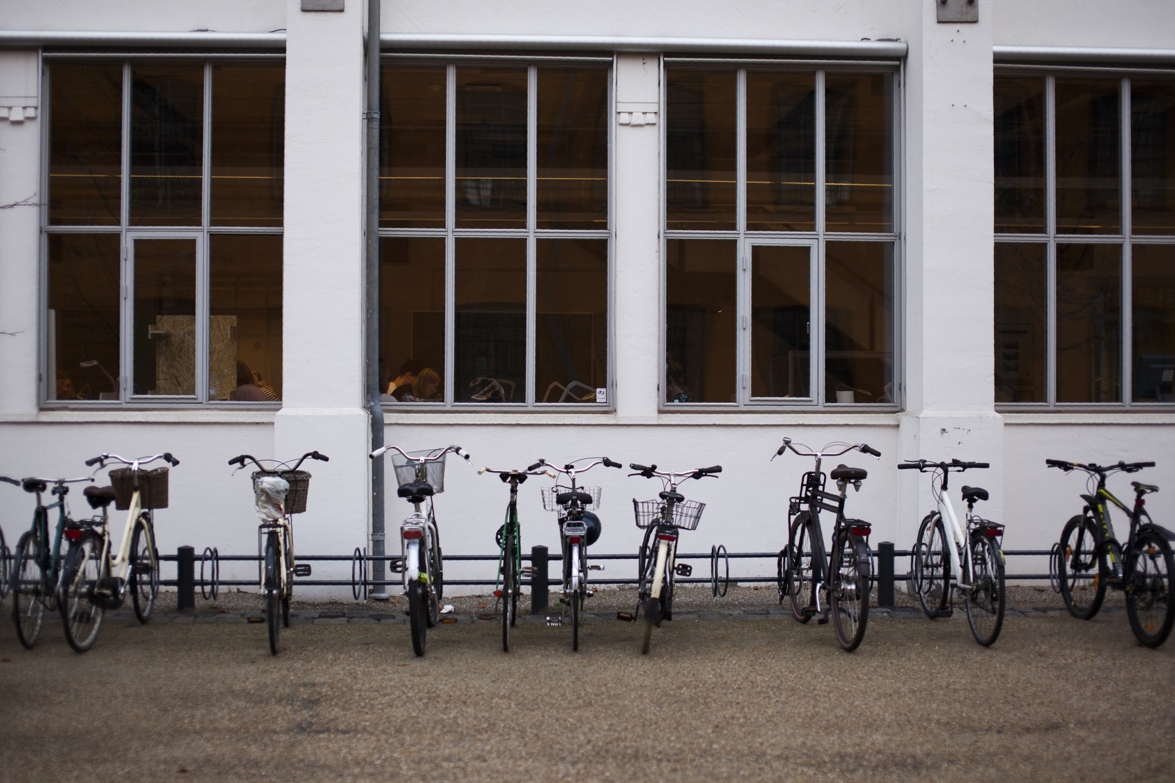 Parkerede cykler