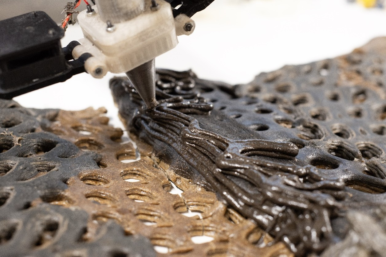 3D printer i gang med at printe