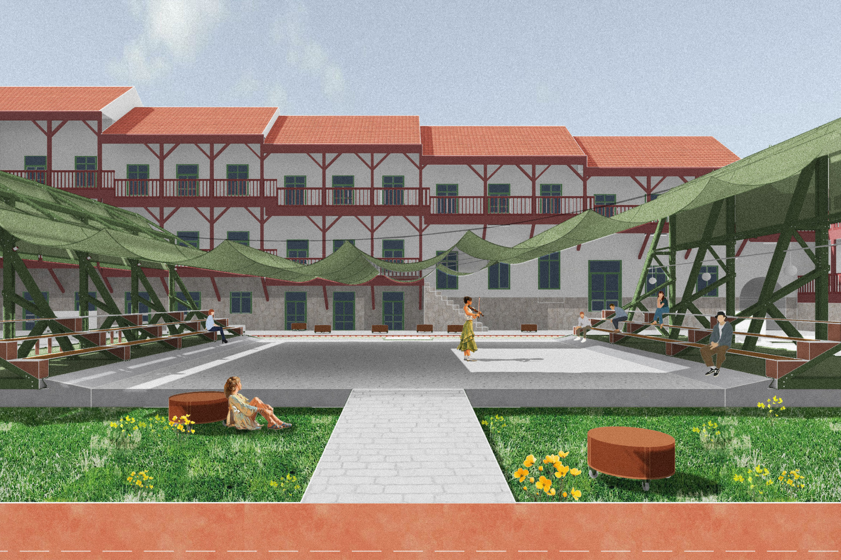 Yard and Corridor