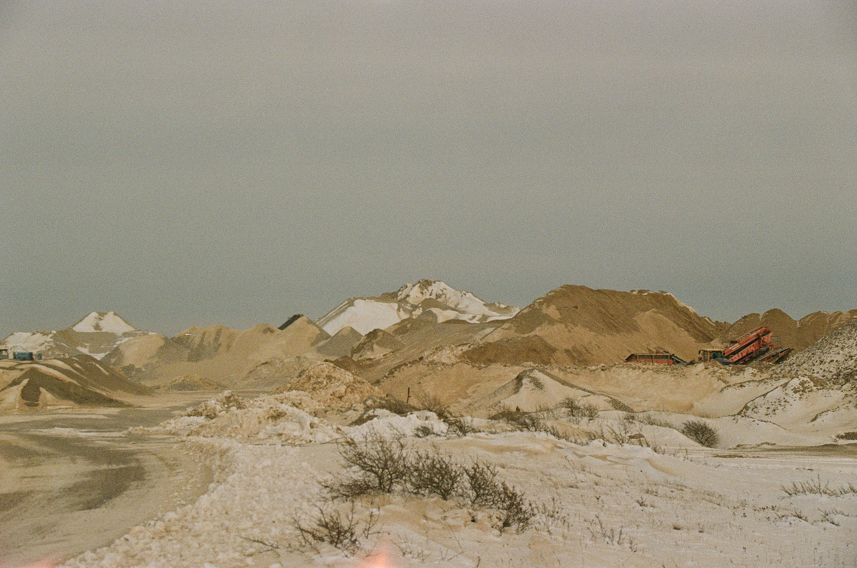Grusbjerge ved Glatved Strand