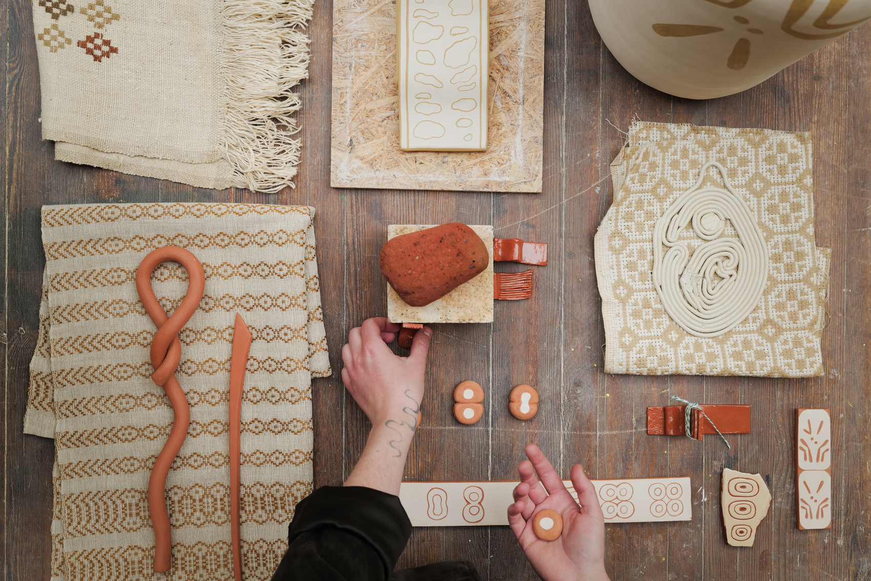Overview of ceramic sketches